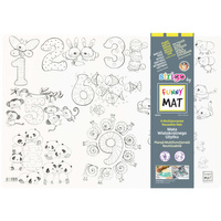 Mata Strigo Funny biała Liczby 48x33,5cm