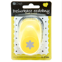 Dziurkacz ozdobny Śnieżynka 3 2,5cm Dp Craft