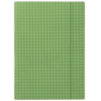 Teczka z gumką Donau w kratę A4 zielony