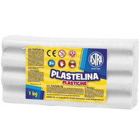 Plastelina Astra 1kg  biały