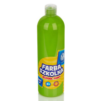 Farba plakatowa w butelce 500ml limonkowa Astra