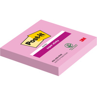 Karteczki samoprzylepne 76x76mm Post-it Super Sticky róż