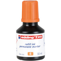 Tusz do uzupełniania markerów permanentnych e-T25 Edding pomarańczowy