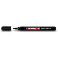 Marker lakierowy Edding końcówka okrągła 1-2mm czarny
