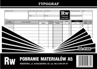 RW pobranie materiałów A5