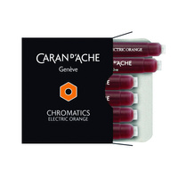 Naboje do pióra Caran d`Ache Chromatics pomarańczowy