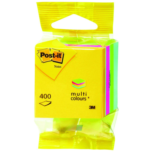 Karteczki samoprzylepne 51x51mm Post-it Mini kostka 400 kartek