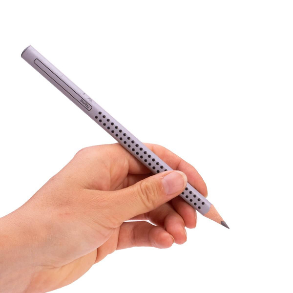 Ołówek Faber Castell Jumbo Grip srebrny B