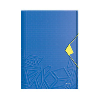 Teczka z gumką Leitz Urban Chic A4 15 mm niebieski