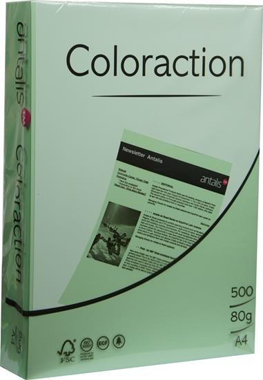 Papier ksero kolorowy A4 80g Forest zielony jasny Coloraction