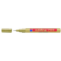 Marker lakierowany Edding 0.8mm złoty