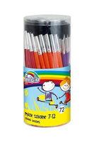 Pędzelki do farb 7-12 72 sztuki Fiorello