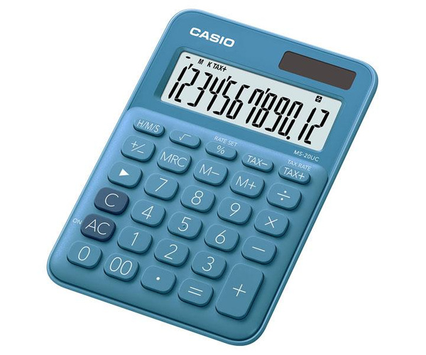 Kalkulator biurowy Casio MS-20UC niebieski