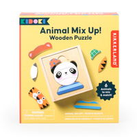 Puzzle drewniane Zwierzęta Kikkerland