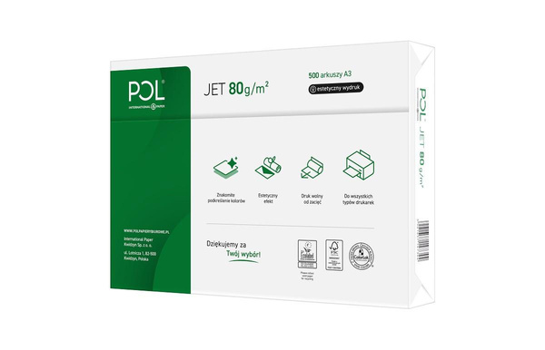 Papier ksero A3 80g Poljet