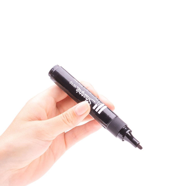 Marker permanentny Sharpie W10 końcówka ścięta czarny