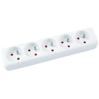 Przedłużacz Office Products 5 gniazd 1,5m  z uziemieniem