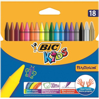 Kredki świecowe Bic Kids Plastidecor 18 kolorów