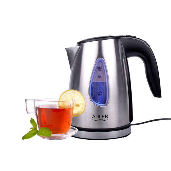 Czajnik elektryczny Adler AD 1203 1L srebrny