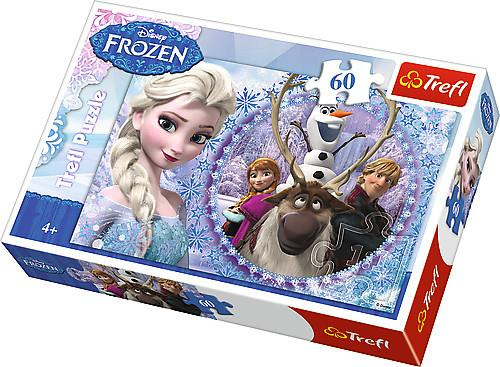 Puzzle Przyjaciele z Krainy Lodu Frozen 60 elementów Trefl