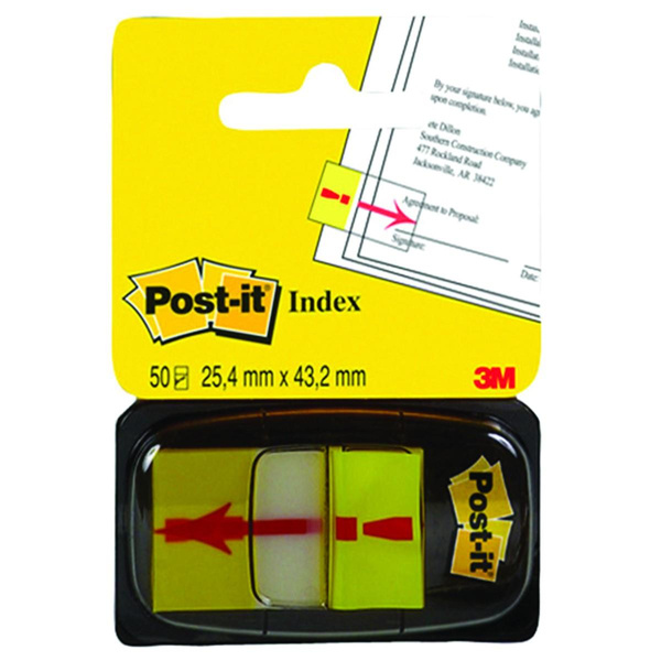 Zakładki indeksujące Post-it 3M z nadrukiem Wykrzyknik 25x43mm 680-33