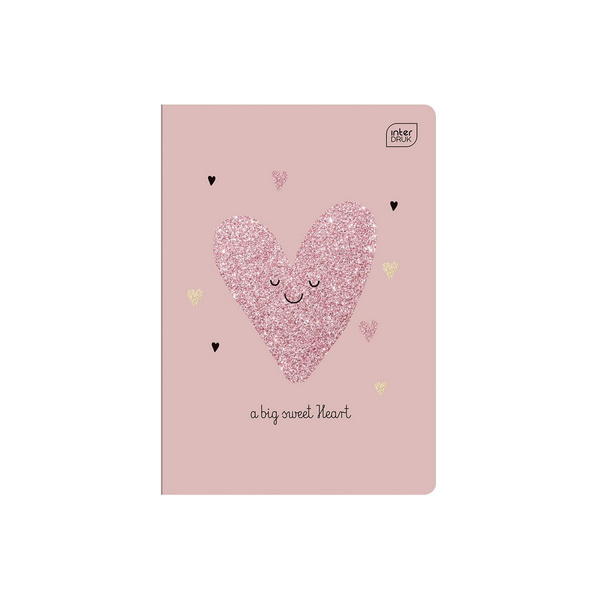 Zeszyt A5 kratka 32 kartki Glitter