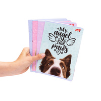 Zeszyt A5 w kolorową linię 16 kartek Dog Unipap