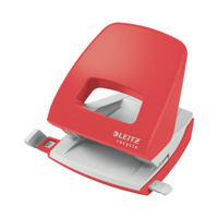 Dziurkacz mini Leitz NeXXt Recycle CO2 (30 kartek) czerwony