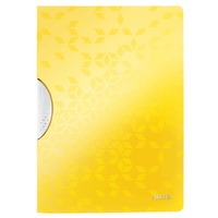 Skoroszyt Leitz Wow ColorClip żółty