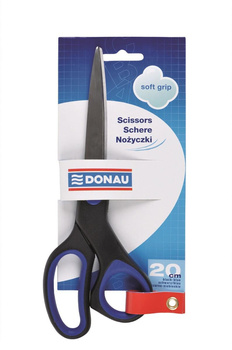 Nożyczki biurowe 20cm soft grip Donau