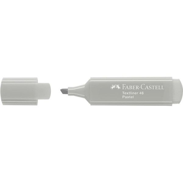 Zakreślacz pastelowy Faber Castell Textliner 1546 szary
