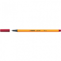 Cienkopis Stabilo Point 88  ciemny czerwony