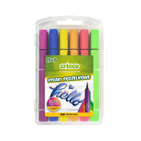 Pisaki pędzelkowe Cricco 11+1 kolorów