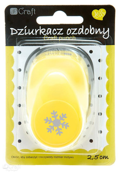 Dziurkacz ozdobny Śnieżynka 2,5cm Dp Craft