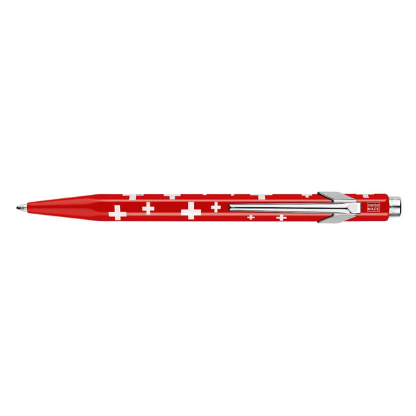 Długopis automatyczny Caran d`Ache 849 Swiss Flag M