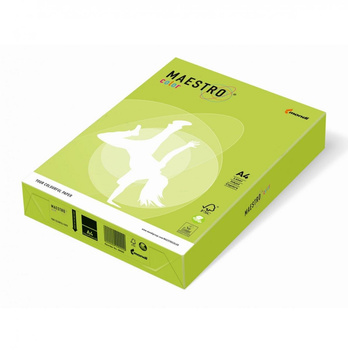 Papier ksero kolorowy A4 160g jasno zielony Maestro Color LG46