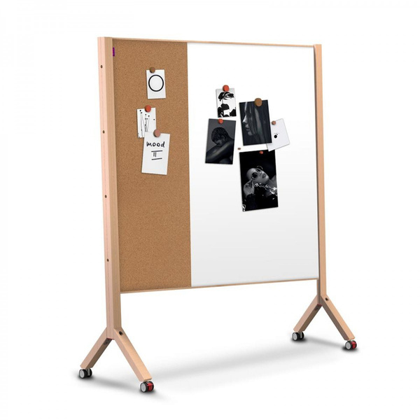Tablica moderacyjna 150x120 cm magnetyczno-suchościeralna korkowa Memobe Idea