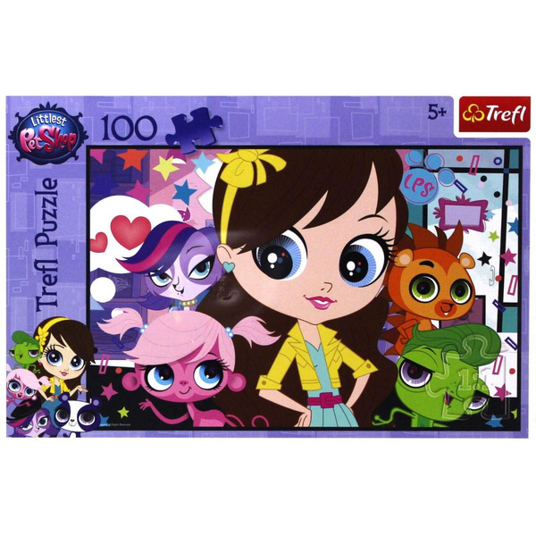 Puzzle 100 W gronie Przyjaciół Littlest Pet Shop Trefl