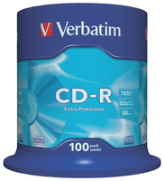 Płyta Verbatim CD-R 700MB cake 100 sztuk