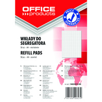 Wkład do segregatora A4 w kratkę 50 kartek kolorowy Office Products