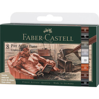Zestaw pisaków Pitt Artist Pen B Classical Faber Castell 8 sztuk