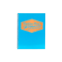 Kołozeszyt B5 w kratkę 200 stron Pukka Pad Project Book Neon niebieski