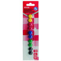 Magnesy Office Products okrągłe średnica 15mm 10 sztuk