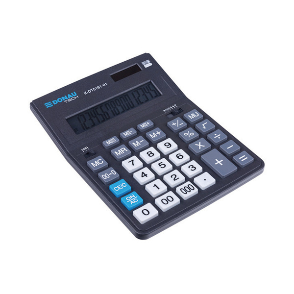 Kalkulator biurowy Donau Tech Office 16 cyfr 201x155x35mm