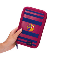 Piórnik z wyposażeniem dwukomorowy Barcelona Barca Fan 6 2W FC-187