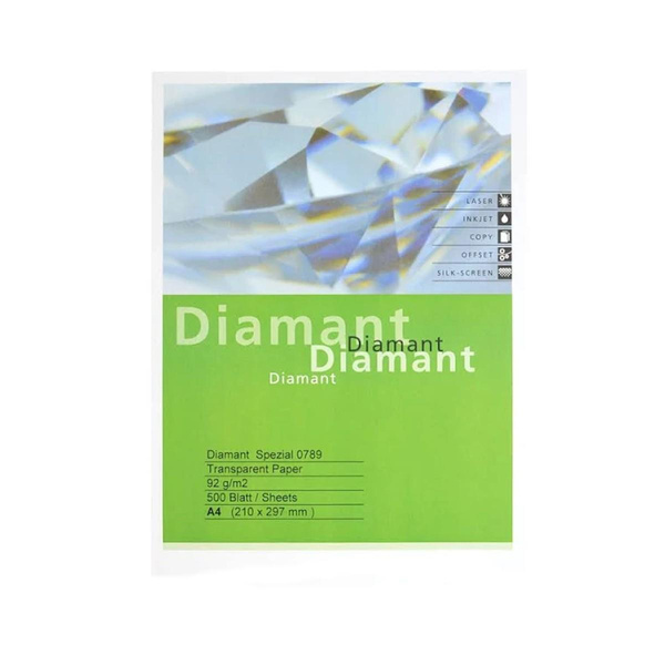 Kalka kreślarska A4 92g Diamant 500 arkuszy