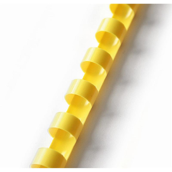 Grzbiety do bindowania 4,5mm Opus - 100 sztuk żółty