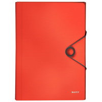 Teczka z przegródkami Leitz Solid 6 przegródek jasnoczerwony