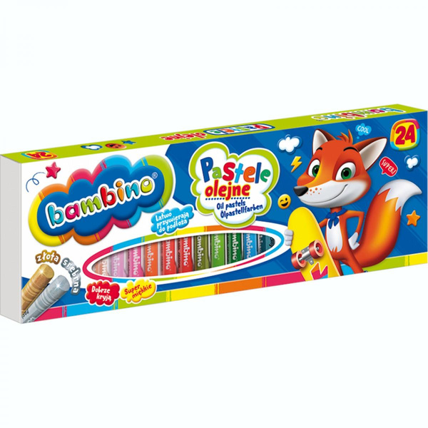 Pastele olejne Bambino 24 kolory