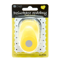 Dziurkacz ozdobny Koło 2,5cm Dp Craft
